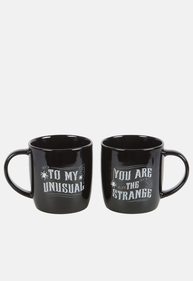Strange Unusual Couple Mug Set