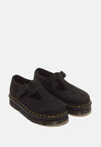 Zebzag Milled Nubuck Mary Janes