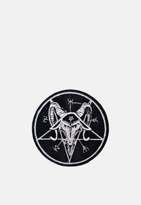 Satanic Ram Head Patch