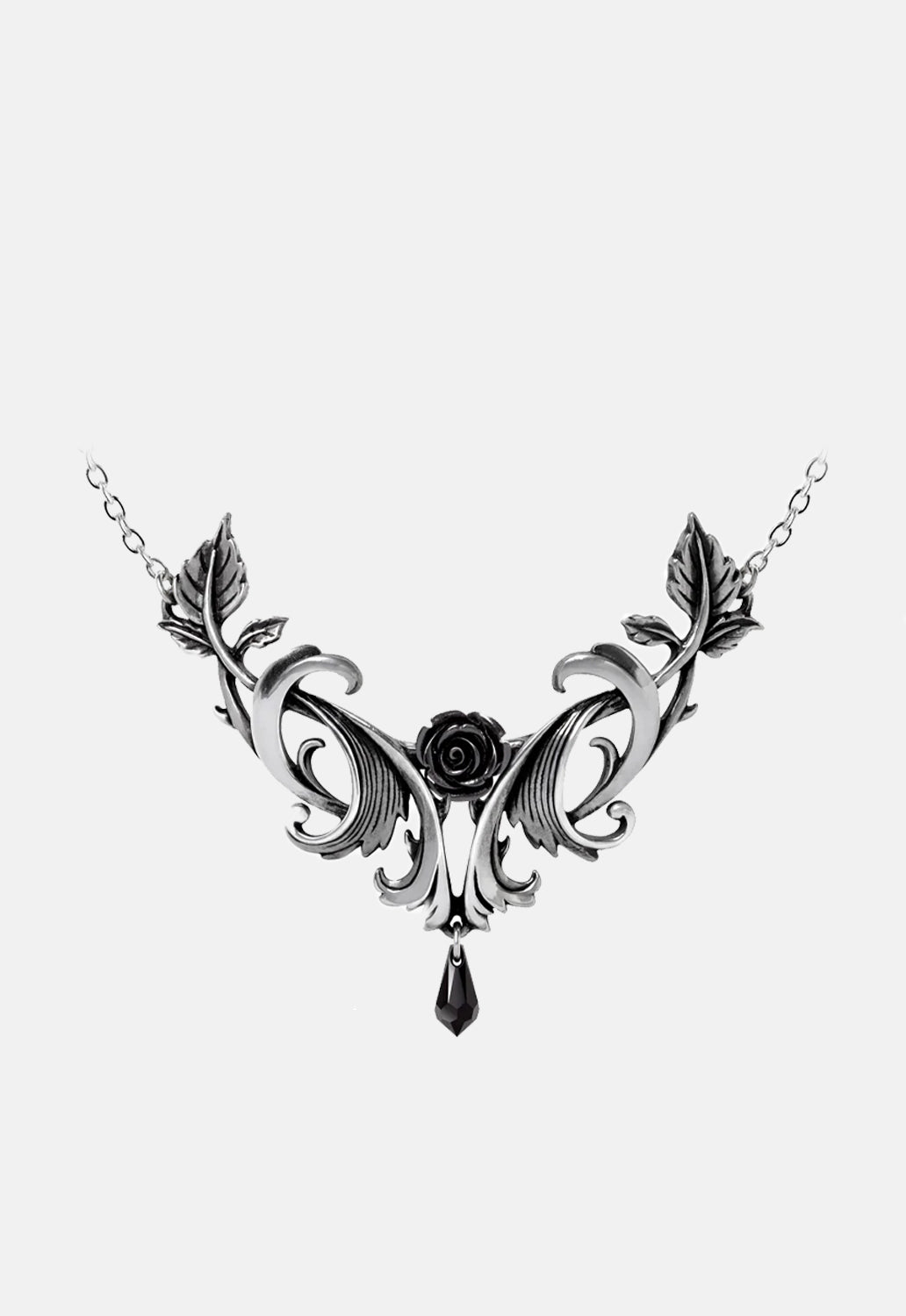 Baroque Rose Necklace