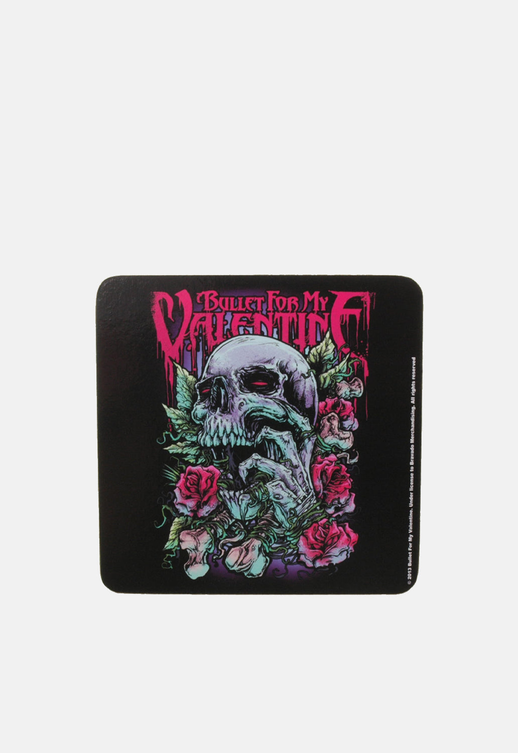 Skull Red Eyes Coaster