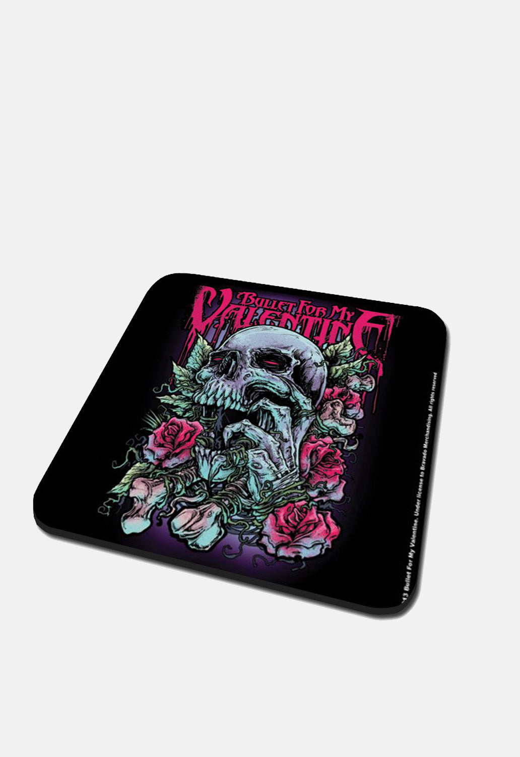 Skull Red Eyes Coaster