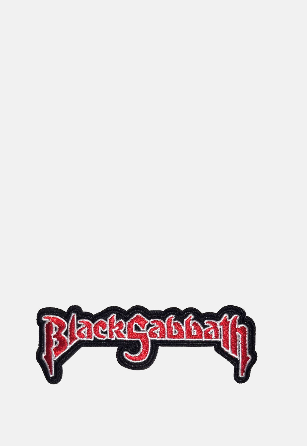 Black Sabbath Red Logo Patch