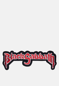 Black Sabbath Red Logo Patch