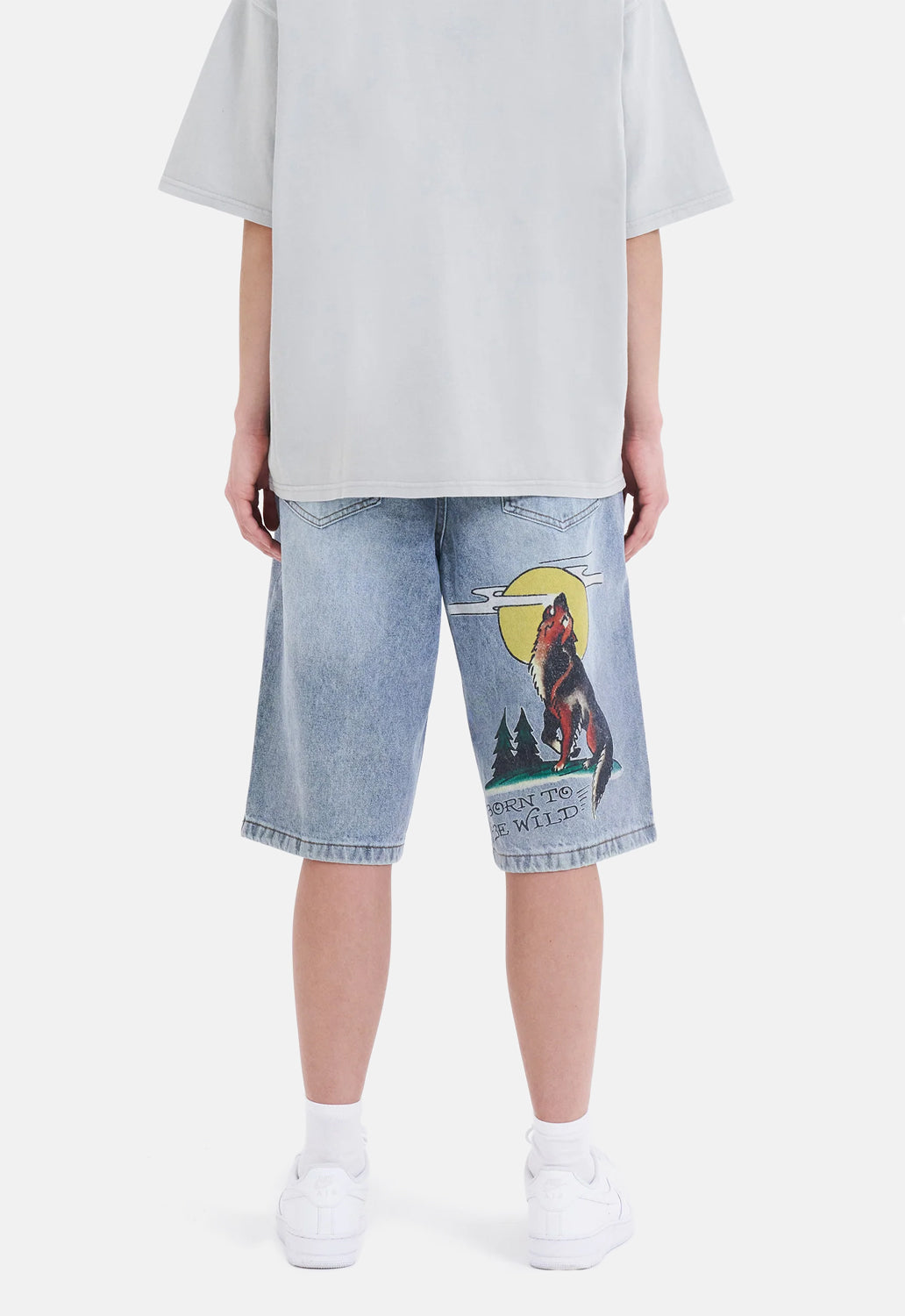 Born Wild Denim Jorts