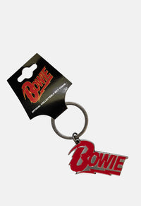 David Bowie Logo Keyring