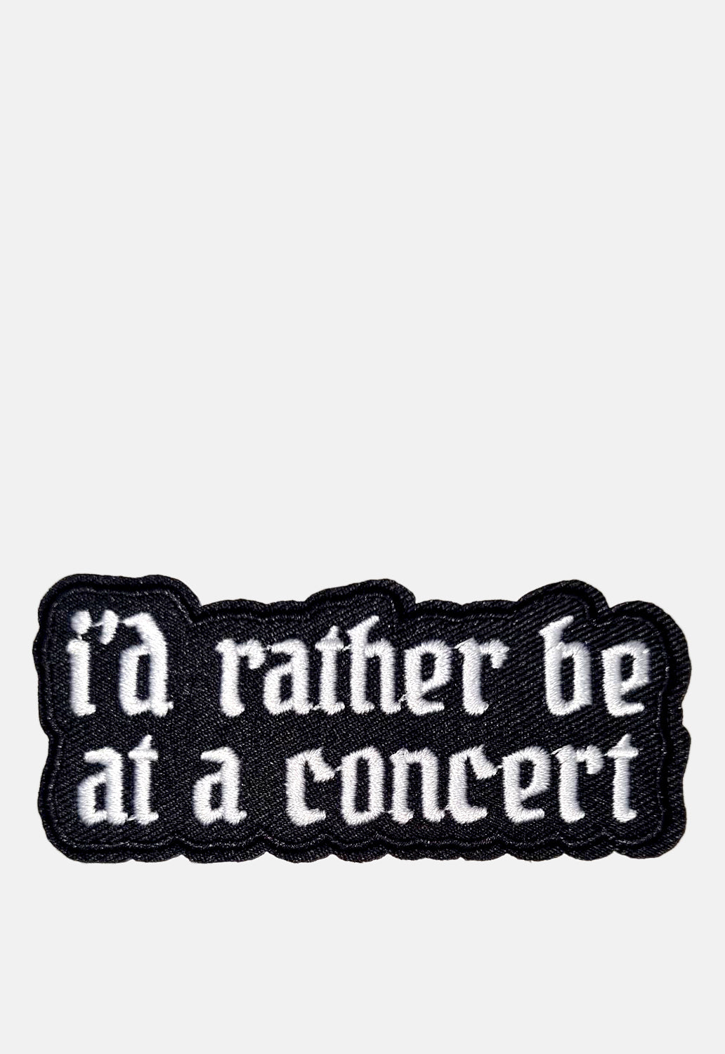 Rather Be At A Concert Patch