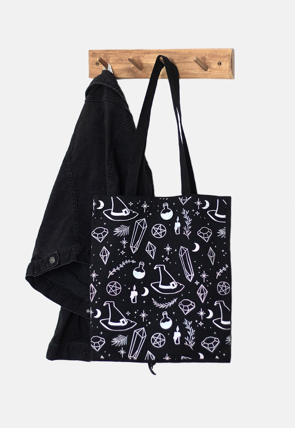 Crystal Witch Tote Bag