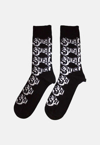 Logo Pattern Socks