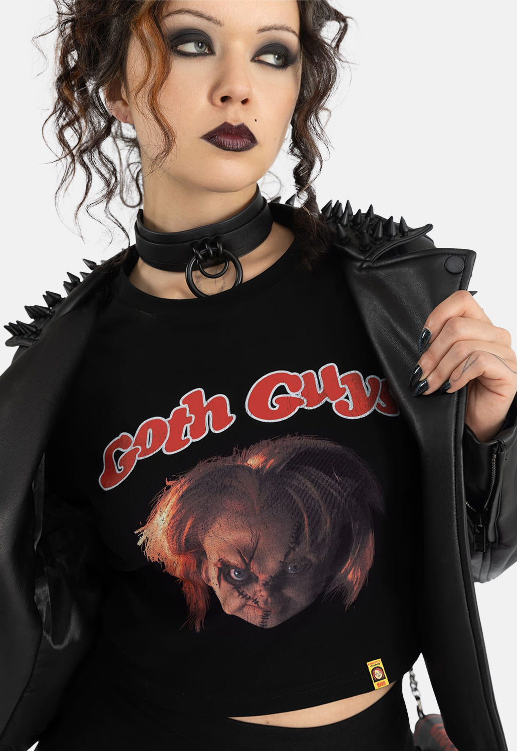 Goth Guys Cropped T-Shirt