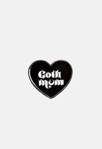 Goth Mum Pin Badge