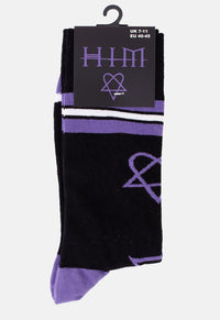 Heartagram & Logo Socks