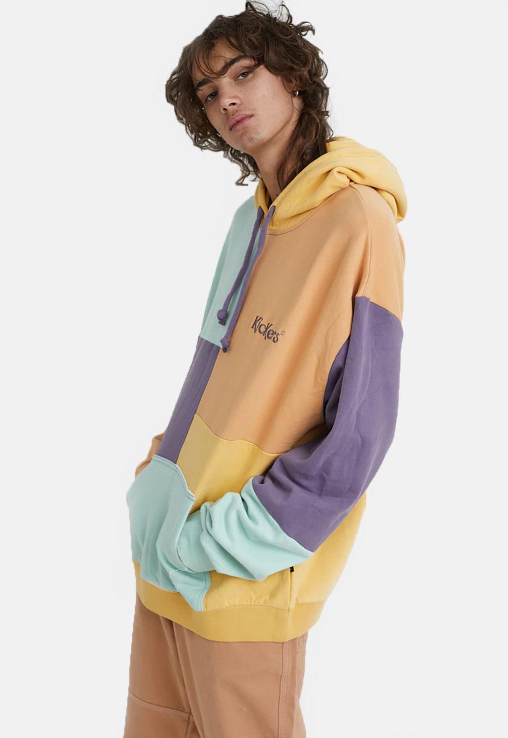 Mens Colour Panel Hoodie