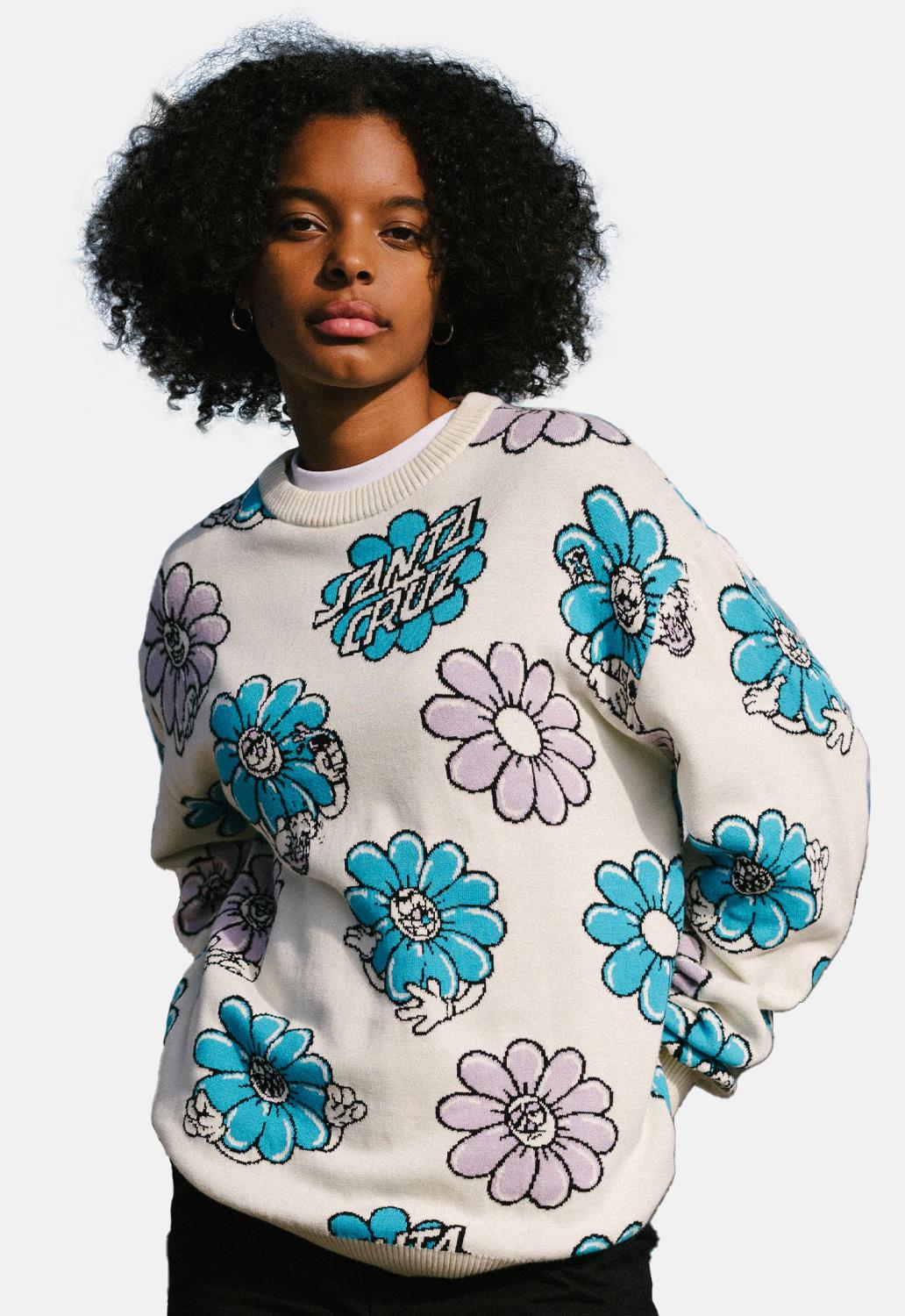 Wildflower Knit Crew