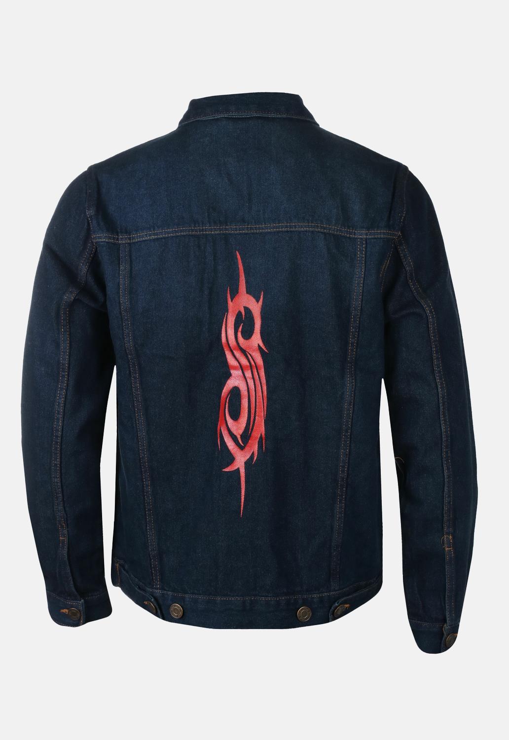 Tribal Logo Denim Jacket