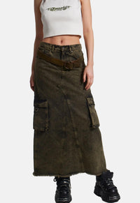 Enyo Denim Maxi Skirt