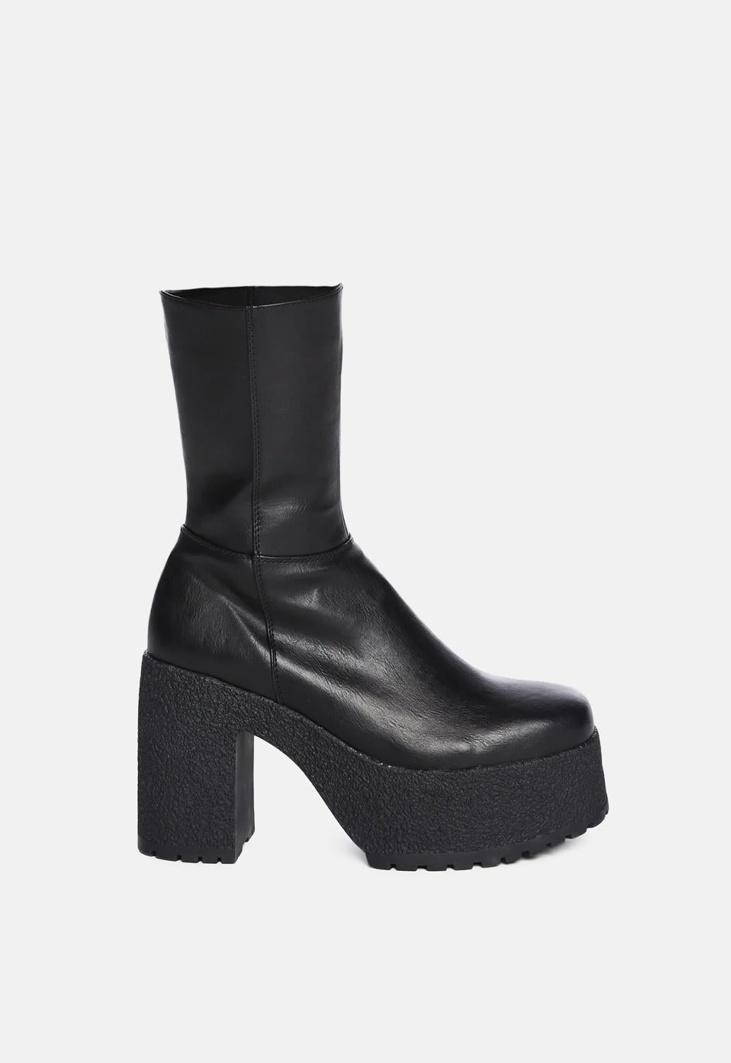 You Wish Platform Ankle Boots