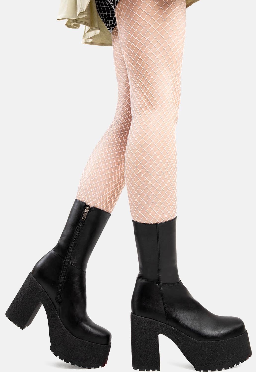 You Wish Platform Ankle Boots