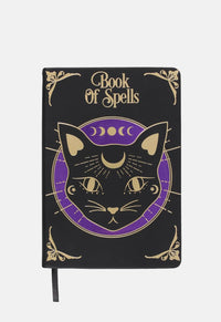 Mystic Mog Book Of Spells A5 Notebook