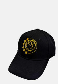 Yellow Six Arrow Smile Cap