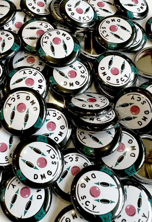 Happy Face Button Badge