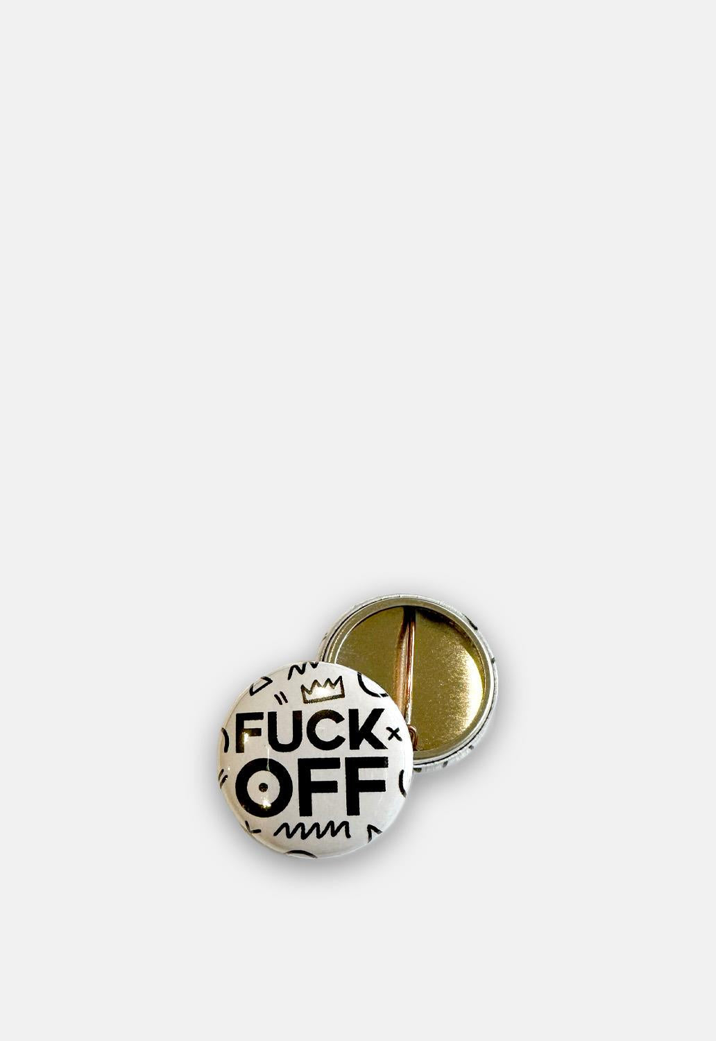 Fuck Off Button Badge