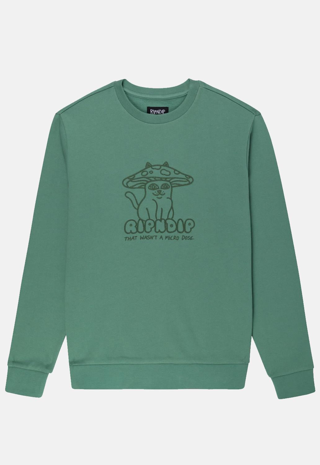 Shroom Cat Crewneck Sweater