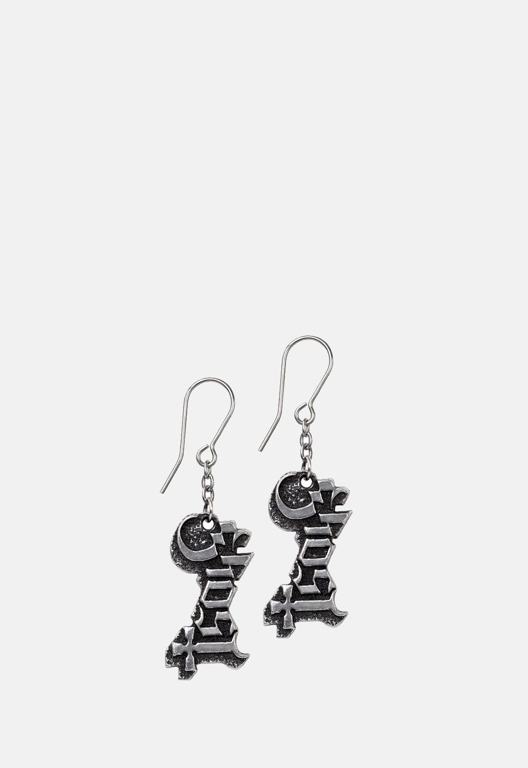 Ghost Logo Earrings