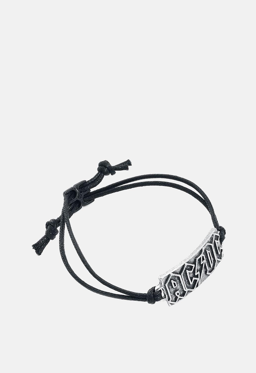 AC/DC Lightning Logo Bracelet