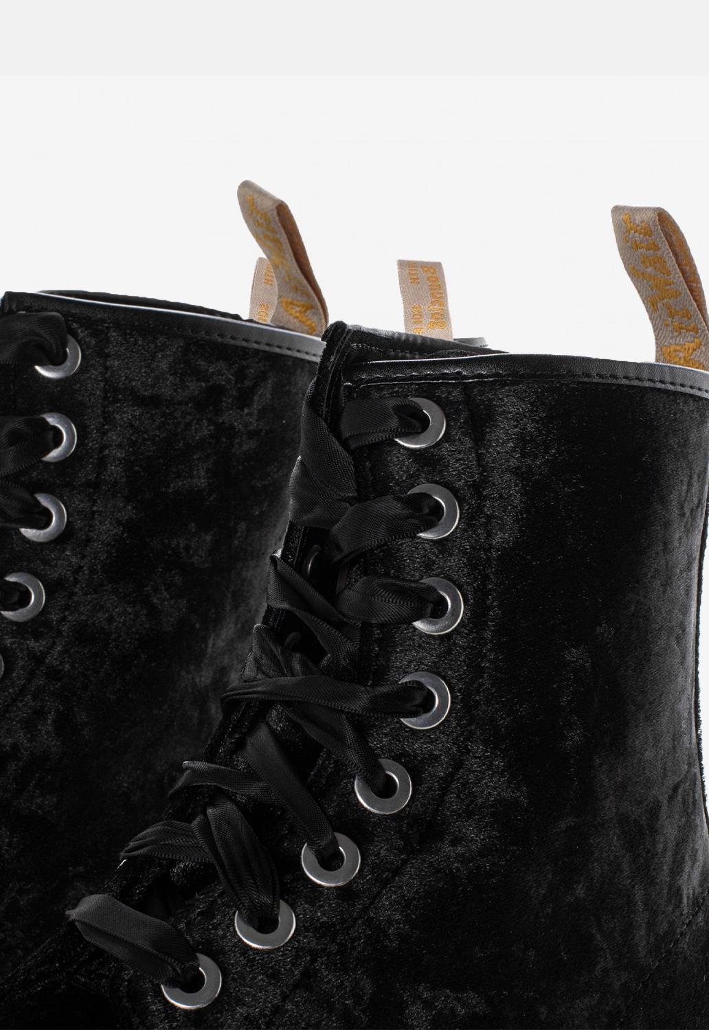 1460 Vegan Crushed Velvet Boots