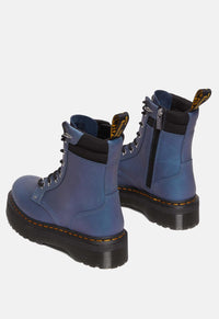 Jadon II Hardware Pull Up Leather Platform Boots