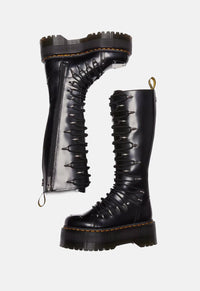 1B60 Max Lace Up Knee High Platform Boots