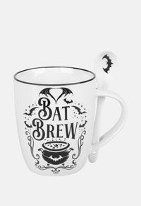 Bat Brew Mug And Spoon Set