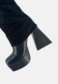 The Smash Heeled Long Boot