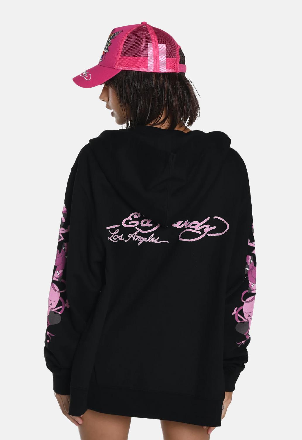 Love Wrapped Relaxed Zip Thru Hoodie