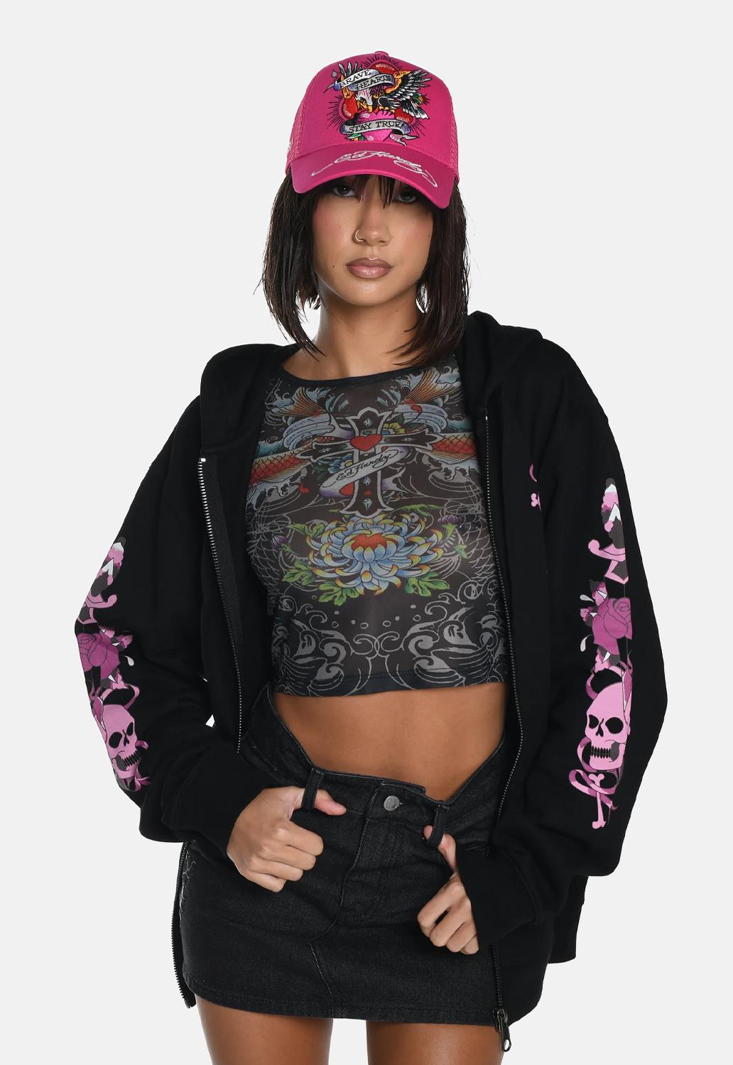 Love Wrapped Relaxed Zip Thru Hoodie