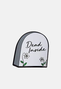 Dead Inside Tombstone Sticker