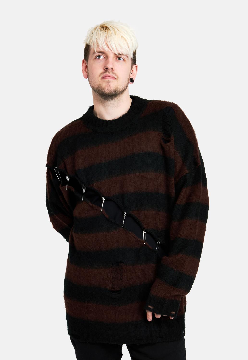 In The Way Striped Charm Jumper