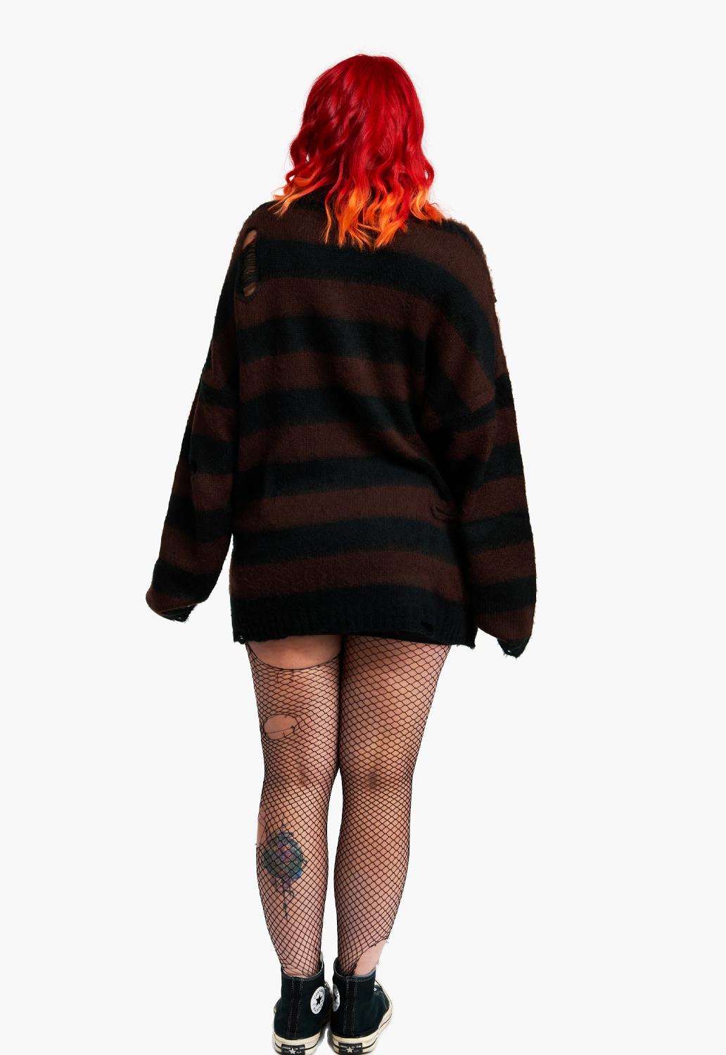 In The Way Striped Charm Jumper