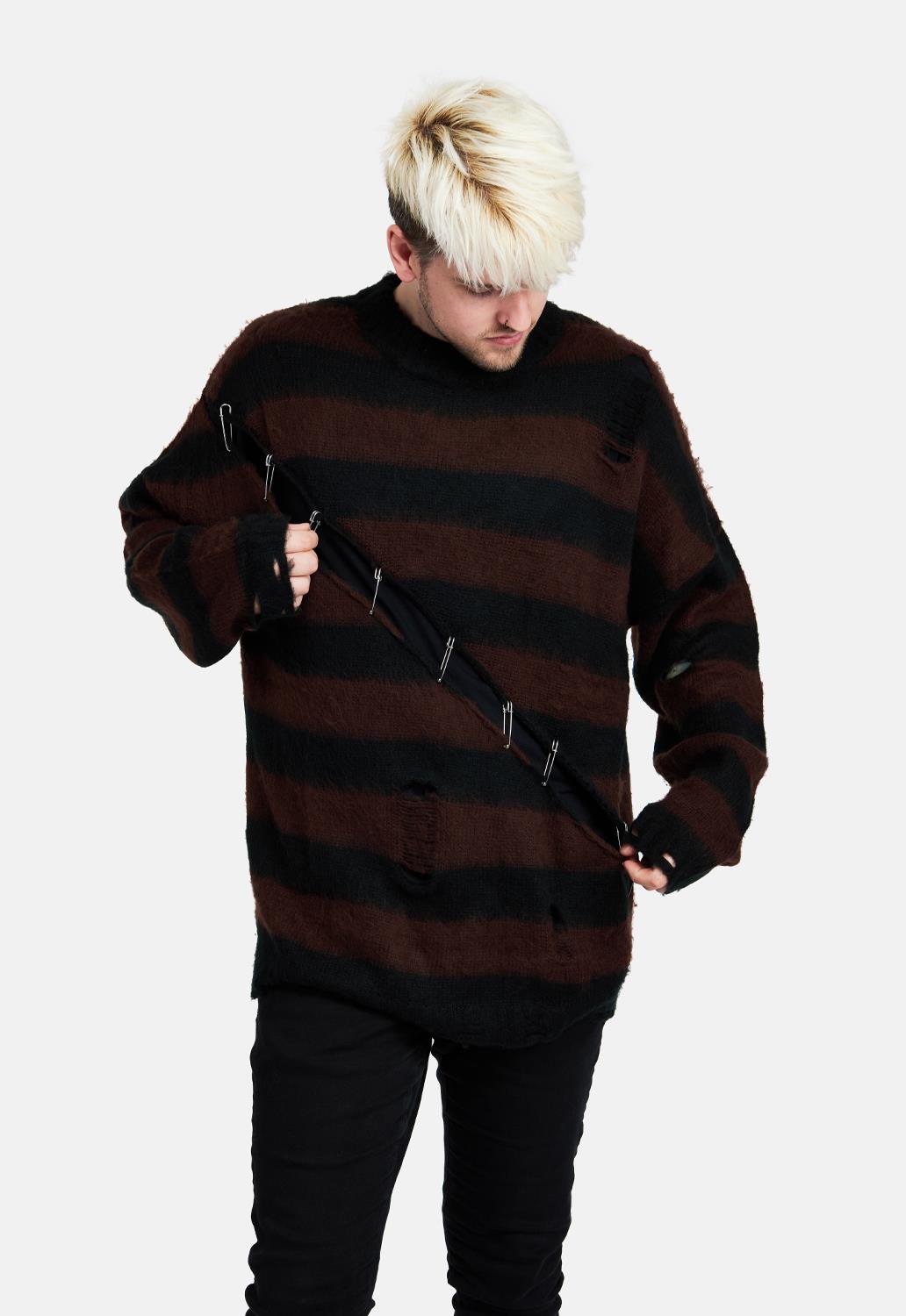 In The Way Striped Charm Jumper