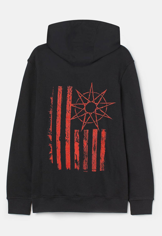 9 Point Flag (Back Print) Hoodie