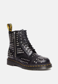 1460 Atlas Studded Zip Leather Boots