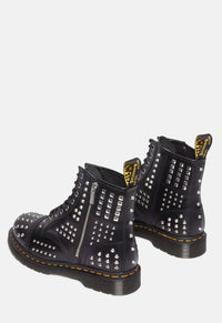 1460 Atlas Studded Zip Leather Boots