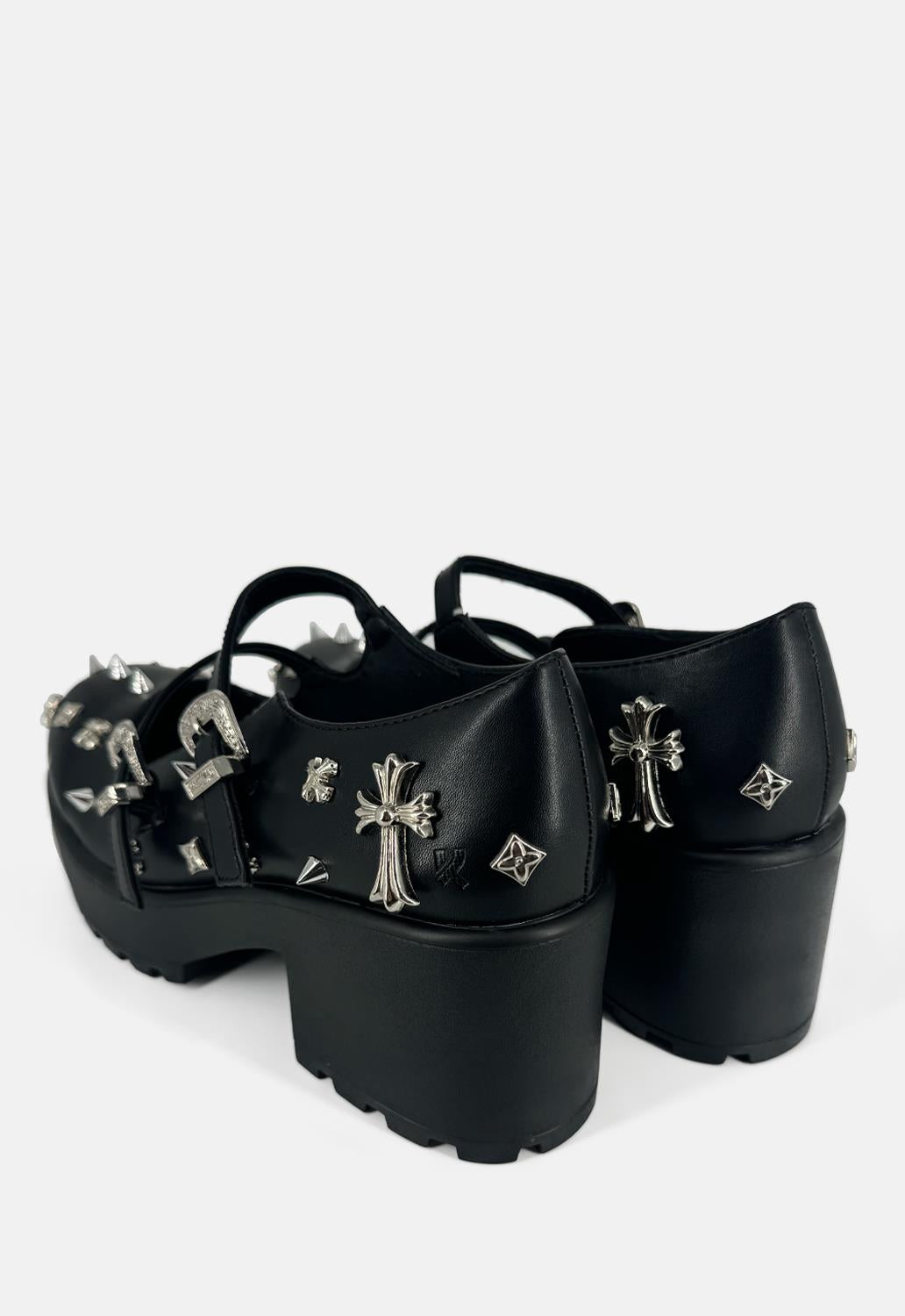 Devil Tears Double Strap Mary Janes