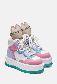 Pusheen Cuddles Pastel Platform Boots