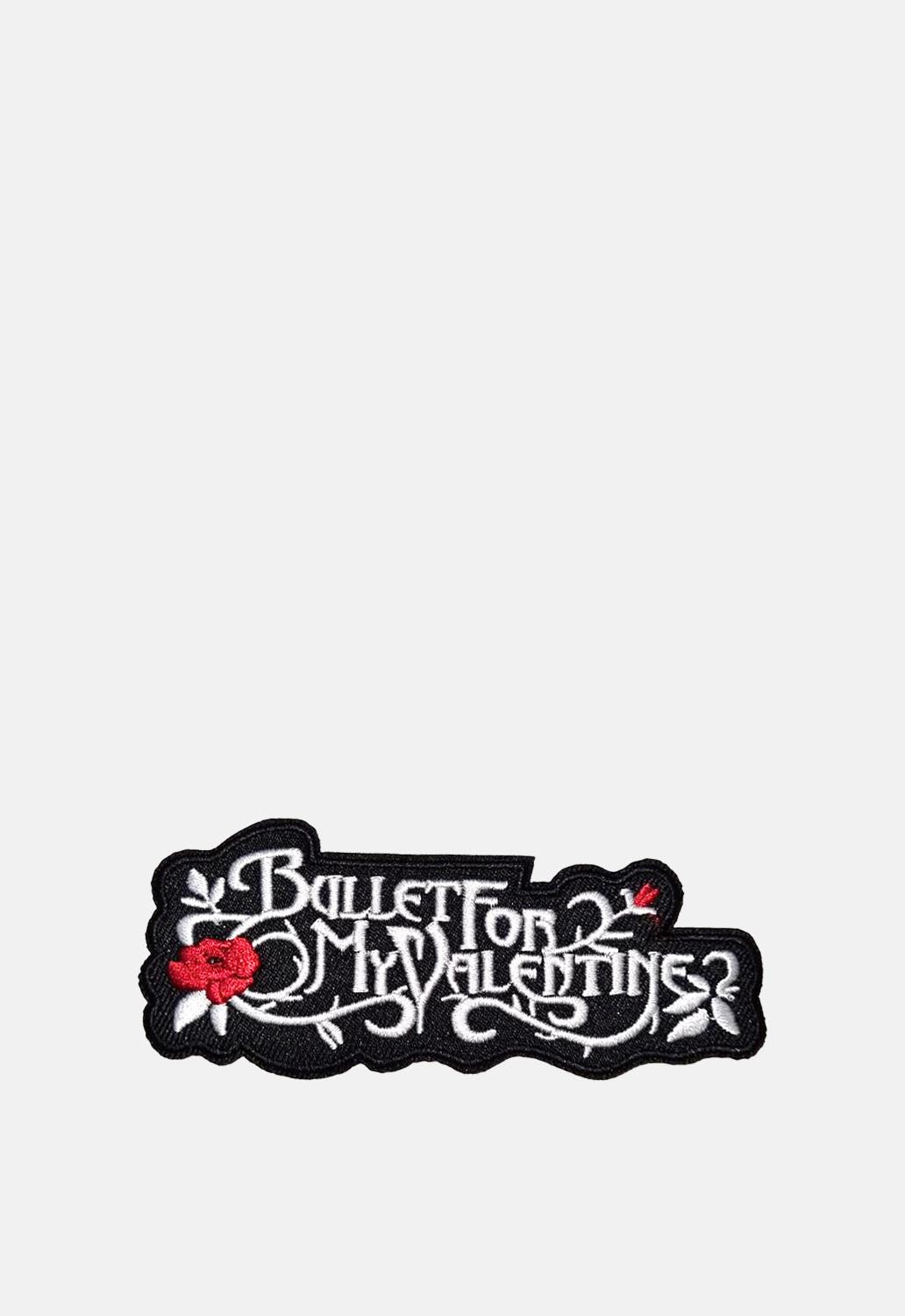 Rose Lettering Logo Text Patch