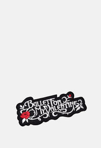 Rose Lettering Logo Text Patch