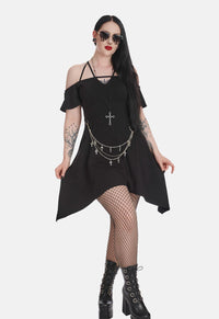 Witching Your Thoughts Off Shoulder Dress