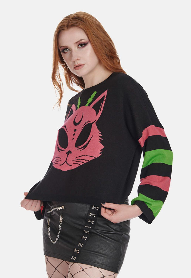 Alien Space Pink Jumper