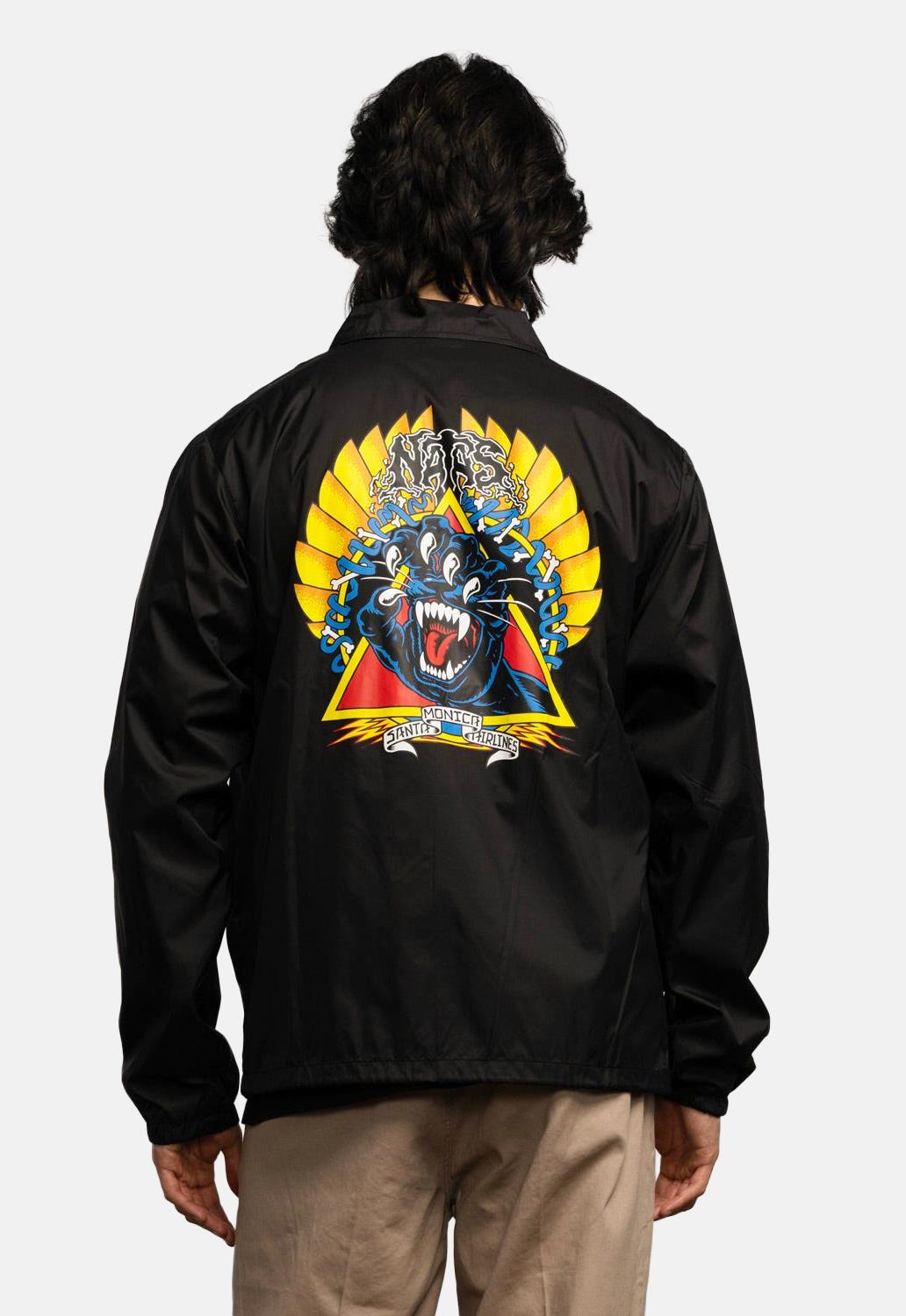 Natas Screaming Panther Coach Jacket